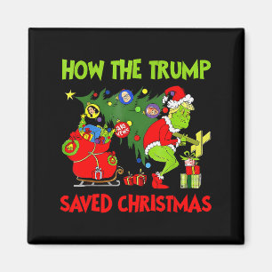 Aimant Comment Trump a sauvé Noël Drôle de Noël Trump