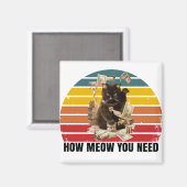 Aimant comment vous avez besoin d'argent - chat gangsta (Recto/Verso)