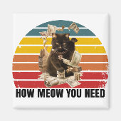 Aimant comment vous avez besoin d'argent - chat gangsta (Devant)