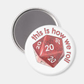 Aimant CommentWeRoll20s (Recto/Verso)