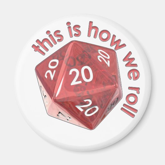 Aimant CommentWeRoll20s (Devant)