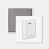 Aimant Commutateur lumineux blanc (Recto/Verso)