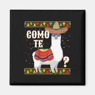 Aimant Como Te Llama Chapeau Mexicain Drôle Cinco De Mayo