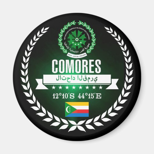 Aimant Comores (Devant)