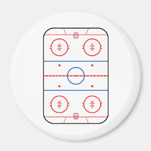 Aimant Compagnon de match de hockey de diagramme de