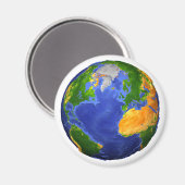 Aimant Complétez La Terre Avec Des Données Topographiques (Recto/Verso)