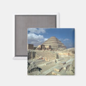 Aimant Complexe de Djoser incluant la pyramide Step (Recto/Verso)