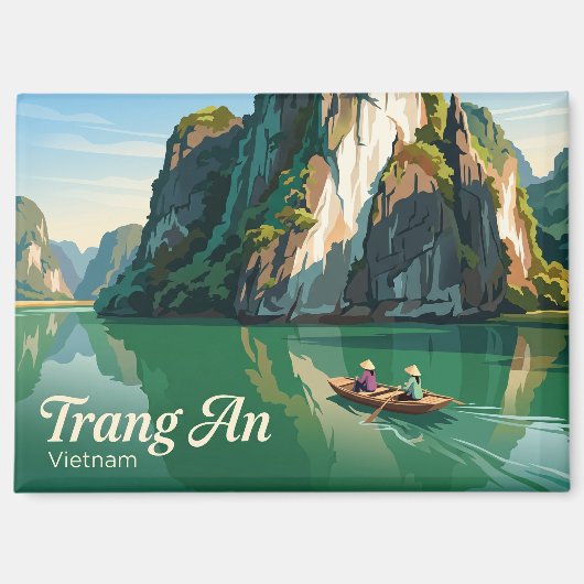 Aimant Complexe paysager de Trang An Vietnam (Recto)