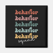 Aimant Comportement rétro Squad (Devant)