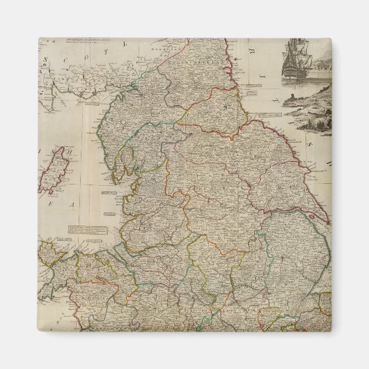 Aimant Composite Angleterre, Pays de Galles (Devant)