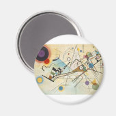 Aimant Composition 8 Peinture Kandinsky (Recto/Verso)