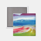 Aimant Composition Abstraite (Recto/Verso)
