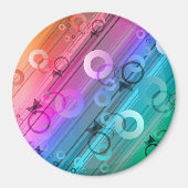 Aimant Composition abstraite (Devant)