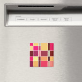 Aimant Composition Abstraite des couleurs (In Situ (Lave-vaisselle))