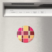 Aimant Composition Abstraite des couleurs (In Situ (Lave-vaisselle))