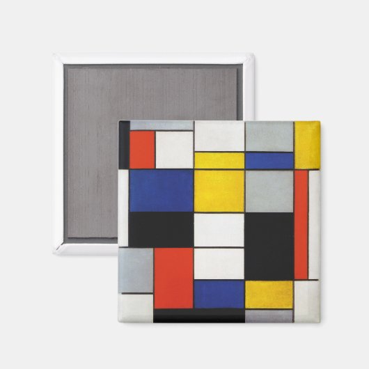 Aimant Composition, Mondrian (Recto/Verso)