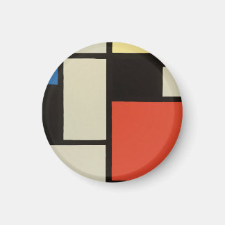 Aimant Composition mondrienne Art moderne de la peinture 