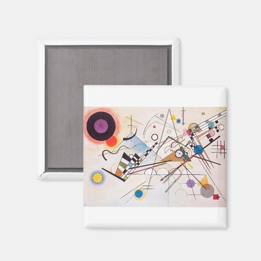 Aimant Composition originale VIII par Wassily Kandinsky (Recto/Verso)