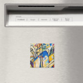 Aimant Composition Quatre de Wassily Kandinsky - Art Abst (In Situ (Lave-vaisselle))