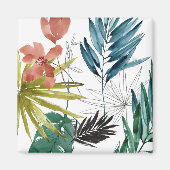 Aimant Composition tropicale (Devant)
