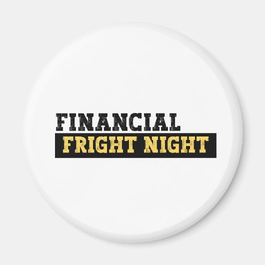 Aimant Comptable amusant Halloween -Fright Night (Devant)