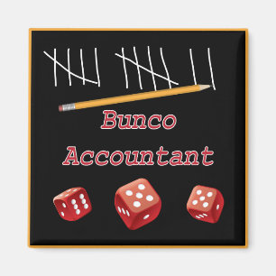 Aimant Comptable Bunco