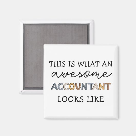 Aimant Comptable Funny Awesome Comptable CPA Don (Recto/Verso)