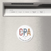 Aimant Comptable Public Certifié CPA Retro (In Situ (Lave-vaisselle))