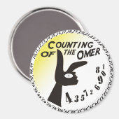 Aimant Comptage de l'Omer (Recto/Verso)
