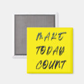 Aimant compter aujourd'hui (Recto/Verso)