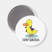 Aimant Compter Quackula Drôle Canard Pun (Recto/Verso)