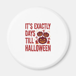 Aimant Compteur de Halloween Citrouilles Cimetière Horreu