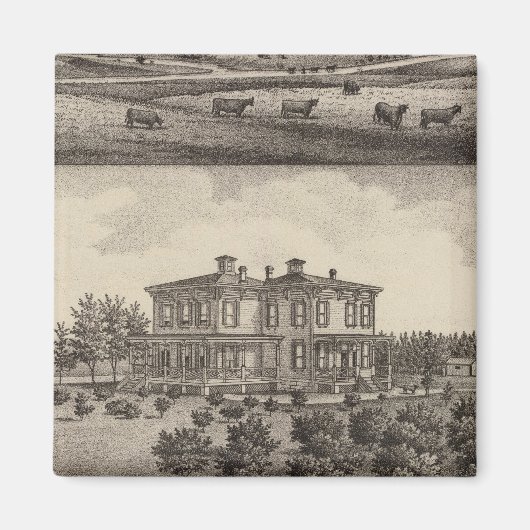 Aimant Comté d'Allen, Kansas (Devant)