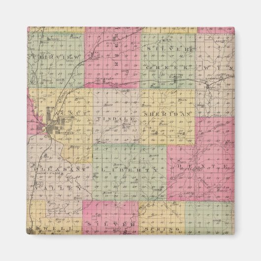 Aimant Comté de Cowley, Kansas (Devant)