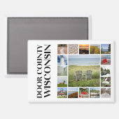 Aimant Comté de Door Wisconsin (Recto/Verso)