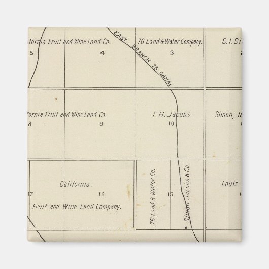 Aimant Comté de Fresno, Californie 23 (Devant)