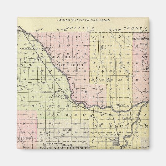 Aimant Comté de Howard, Nebraska (Devant)