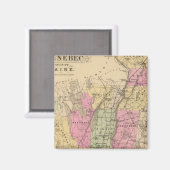 Aimant Comté de Kennebec, Maine (Recto/Verso)