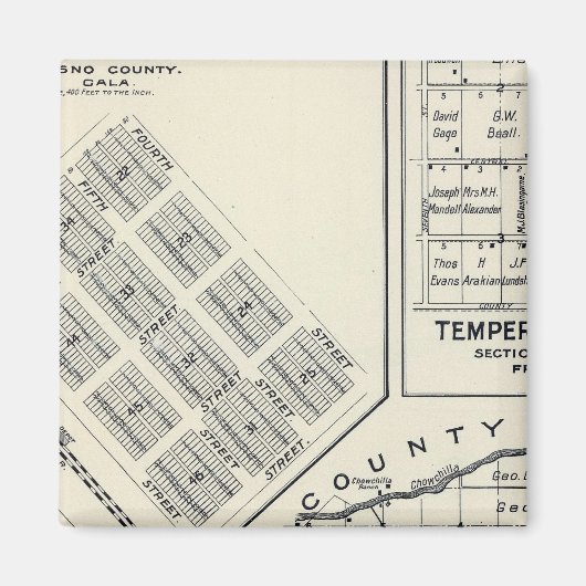 Aimant Comté de Madera, Californie 3 (Devant)