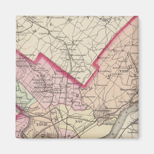 Aimant Comté de Philadelphie, Ville (Devant)