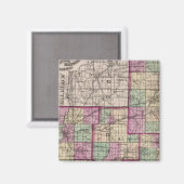 Aimant Comté de Putnam et Comté de Vigo (Recto/Verso)