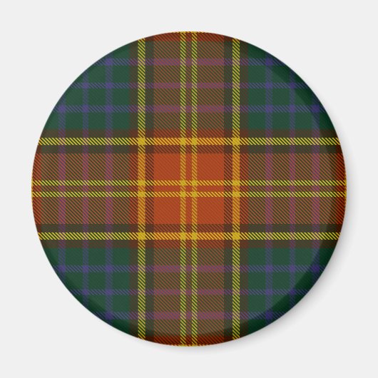 Aimant Comté de Roscommon Irish Tartan (Devant)