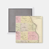Aimant Comté de Saunders, Nebraska (Recto/Verso)