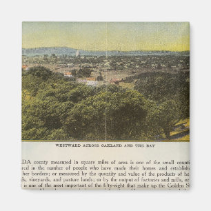 Aimant Comté de Verso Alameda, Oakland et la baie
