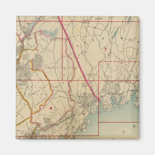 Aimant Comté de Westchester, New York (Devant)