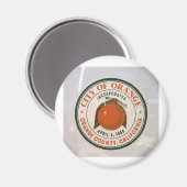 Aimant comté d'orange, ca, USA (Recto/Verso)