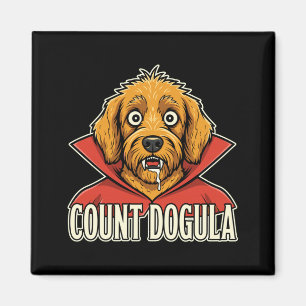 Aimant Comte masculin dogula drôle de chien effrayant soi