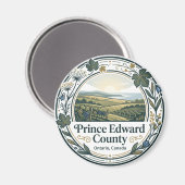 Aimant Comté Prince Edward Canada (Recto/Verso)