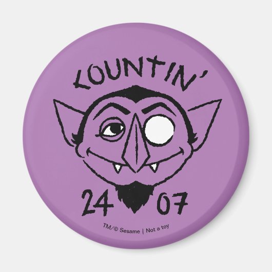 Aimant Comte von Count Skate Logo - Compter 24/7 (Devant)