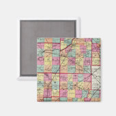 Aimant Comtés de l'Ohio (Recto/Verso)